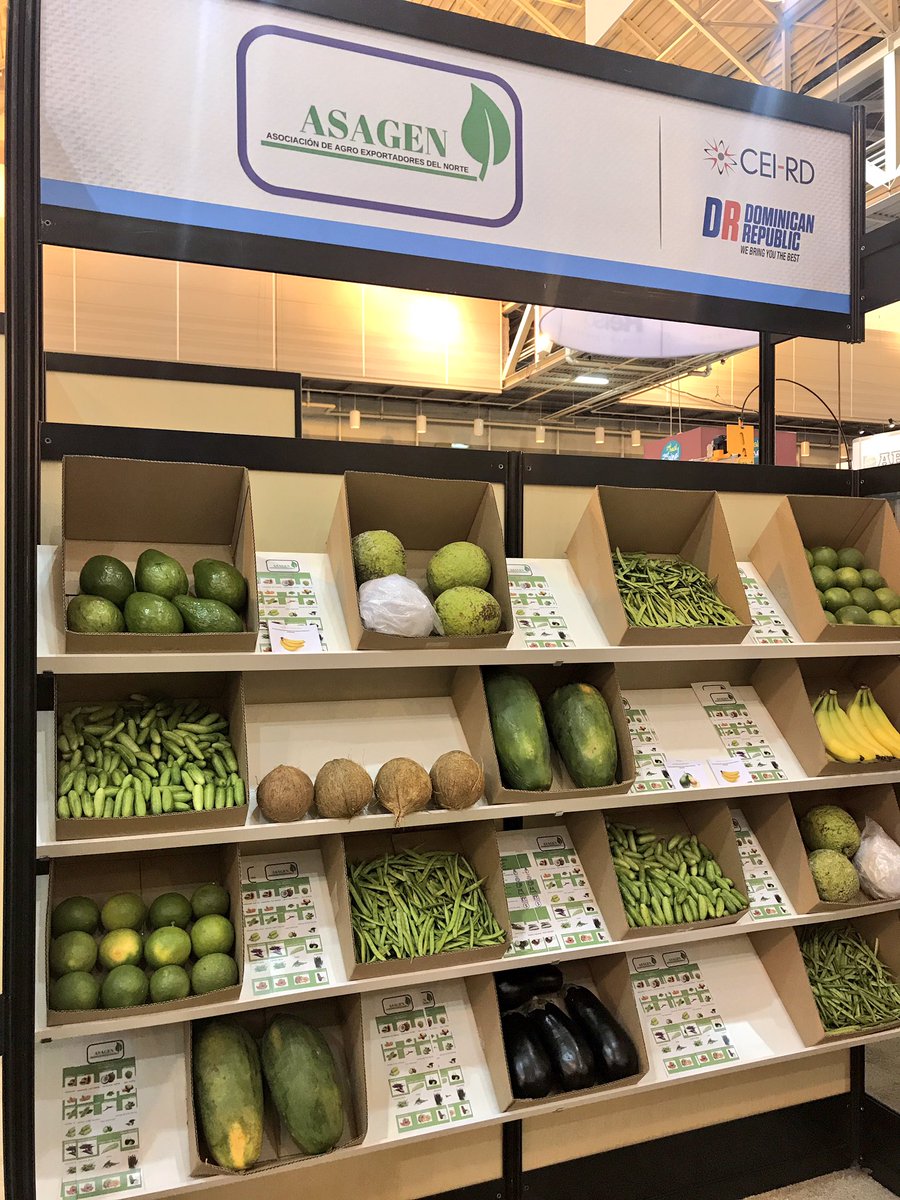 MildredSantos's tweet photo. República Dominicana participa en #PMAFreshSummit2017 en Nueva Orleans junto a exportadores de frutas y vegetales de la mejor calidad @CEIRD https://t.co/Dkjv2ZLhL6