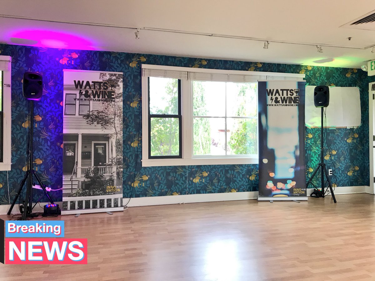 danielpangritz's tweet photo. The stage is prepared for our second volume of #wattsandwine tonight featuring our friend @Jose_Cong! Looking forward to it!⚡️🍷 https://t.co/BxmMO3L44i