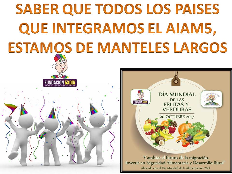 Fundacion5xDIA's tweet photo. #MeEnloquece #DiaMundialDeLasFrutasYVerduras #AIAM5 https://t.co/bUj99um78I