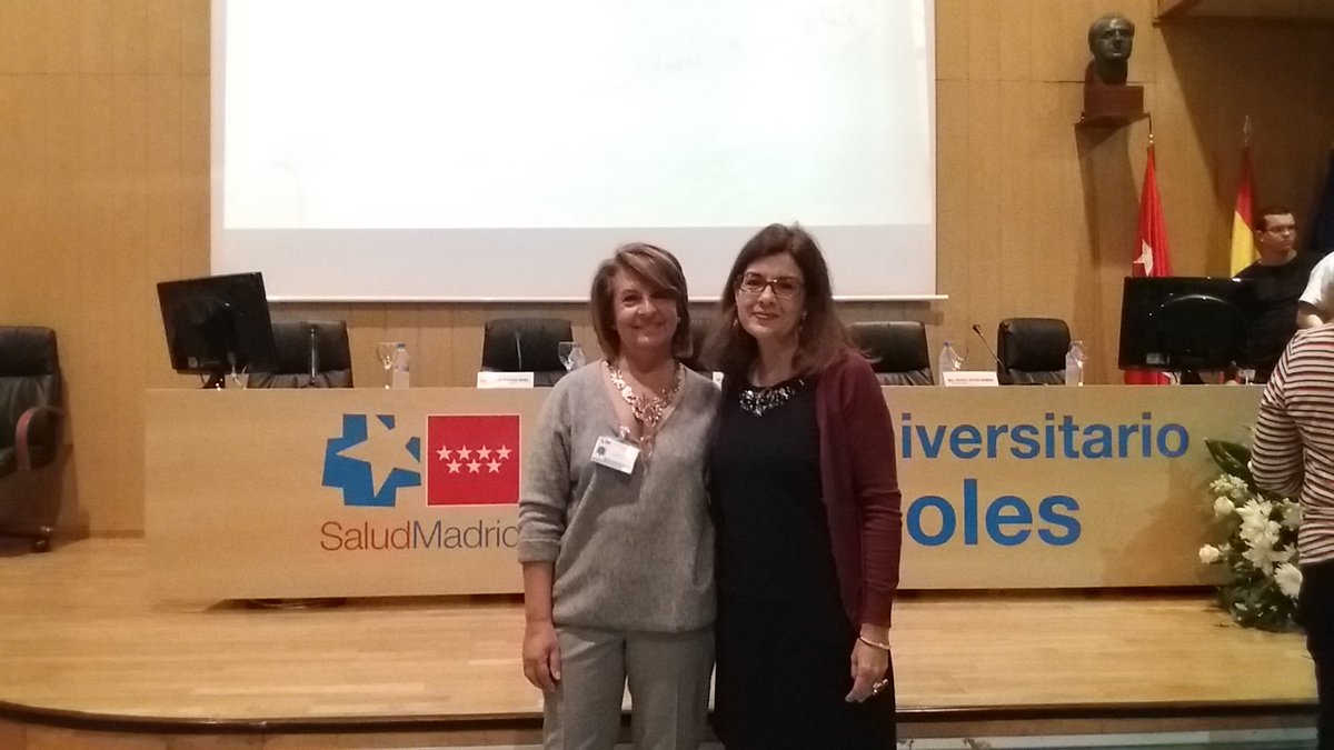 escarlatamini's tweet photo. Gracias Juana Mateos por acercar la #Escula Madrileña de Salud al #Hospital de Móstoles. https://t.co/HLrlvWu3bd