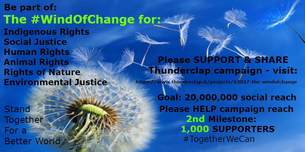 Team4Nature's tweet photo. Who wants to become part of the #WindOfChange? 
300 supporters needed to reach 2nd milestone. 
Please SUPPORT &amp; RT🌍: https://t.co/EUCrx4Gr33 https://t.co/hcsDDyr3cG