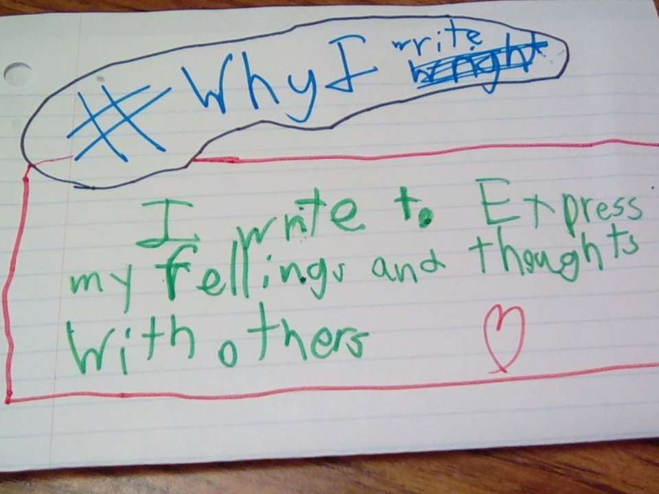 WriteOnWildcats's tweet photo. #WhyIWrite @ComalWrites https://t.co/lHb7GBxECT