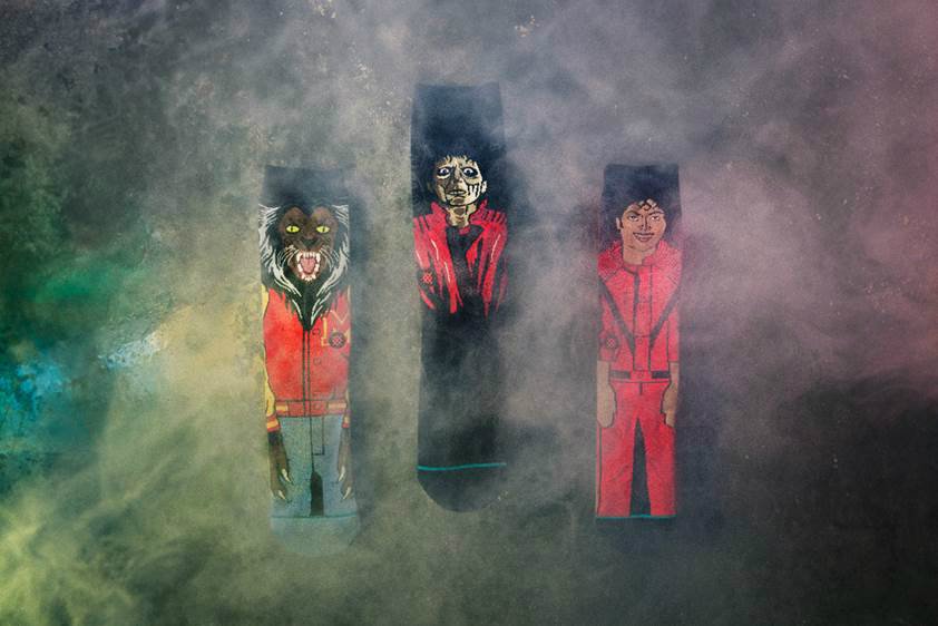 michaeljackson's tweet photo. Need some help learning the steps to “Thriller” for your Halloween parties?? Try it wearing the new @stance  socks for inspiration. https://t.co/qE9LBi6wtX