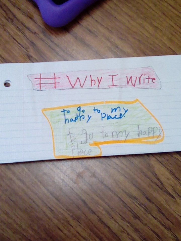 WriteOnWildcats's tweet photo. #WhyIWrite @ComalWrites https://t.co/pm7ancu07Y