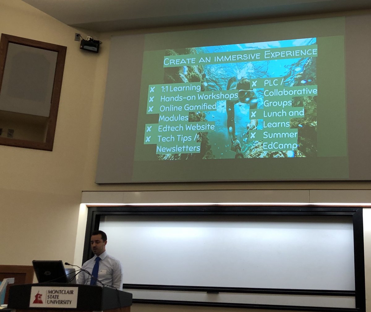 Invigorating presentations at today’s #NJECC meeting on tech integration, PD, &amp; support by all - Great job <a href="/Namaraledu/">Nicholas Amaral</a> representing #RIHPD!