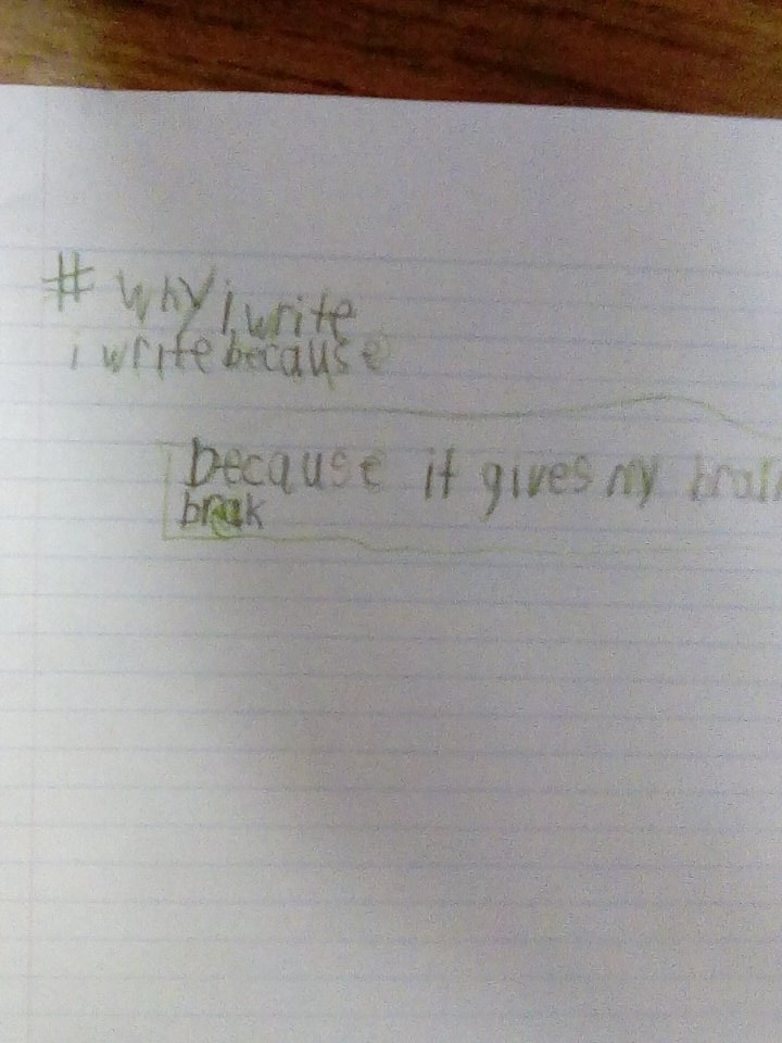 WriteOnWildcats's tweet photo. #WhyIWrite @ComalWrites https://t.co/KdnpjgJBW9