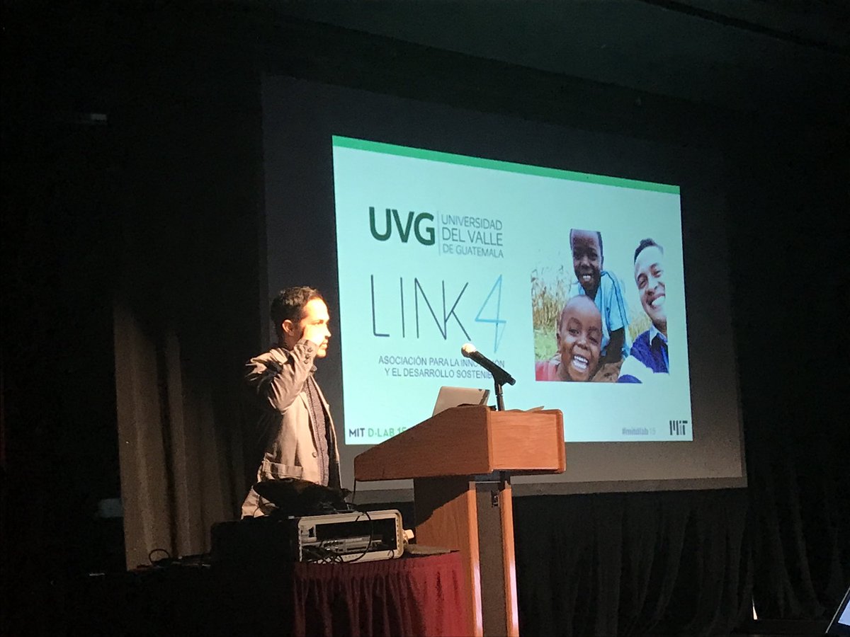 dlab_mit's tweet photo. “We started Link4 to disrupt the status quo to question traditional #globaldev models, and try something different.” - Oscar Quan #mitdlab15 https://t.co/WwQU2O1Lke