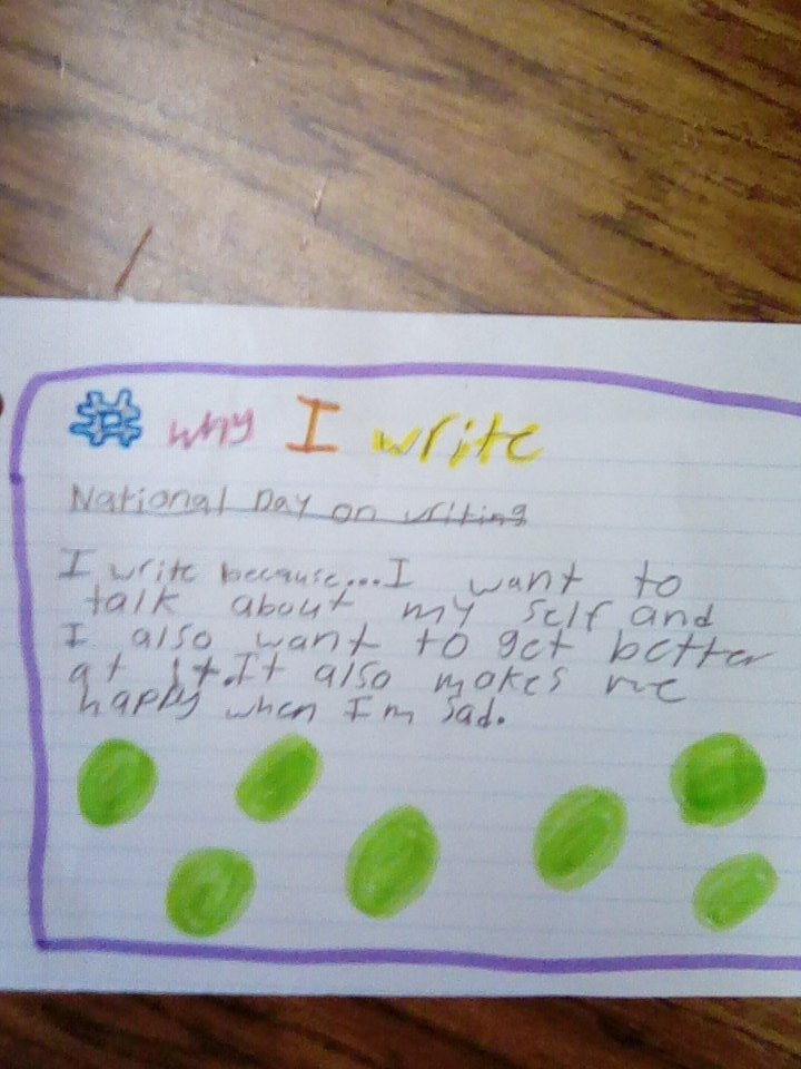 WriteOnWildcats's tweet photo. #WhyIWrite @ComalWrites https://t.co/3LBdpXlF04