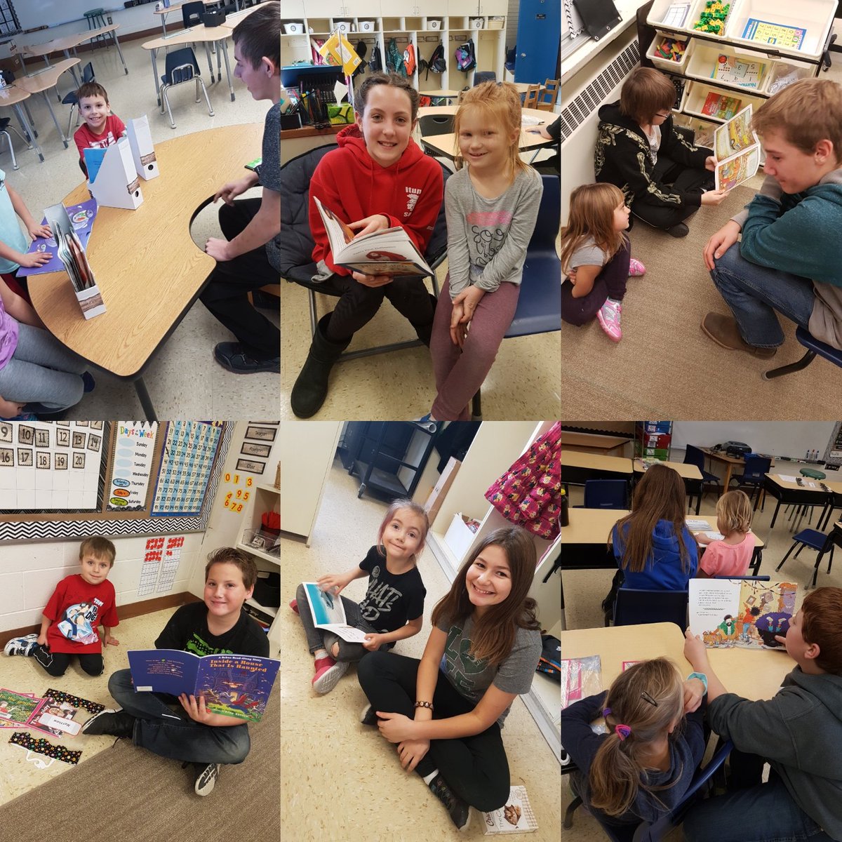 itunaschool's tweet photo. We love buddy reading!! #EducationWeek2017 #Literacy #ItunaSchool https://t.co/CsH2UafN5t