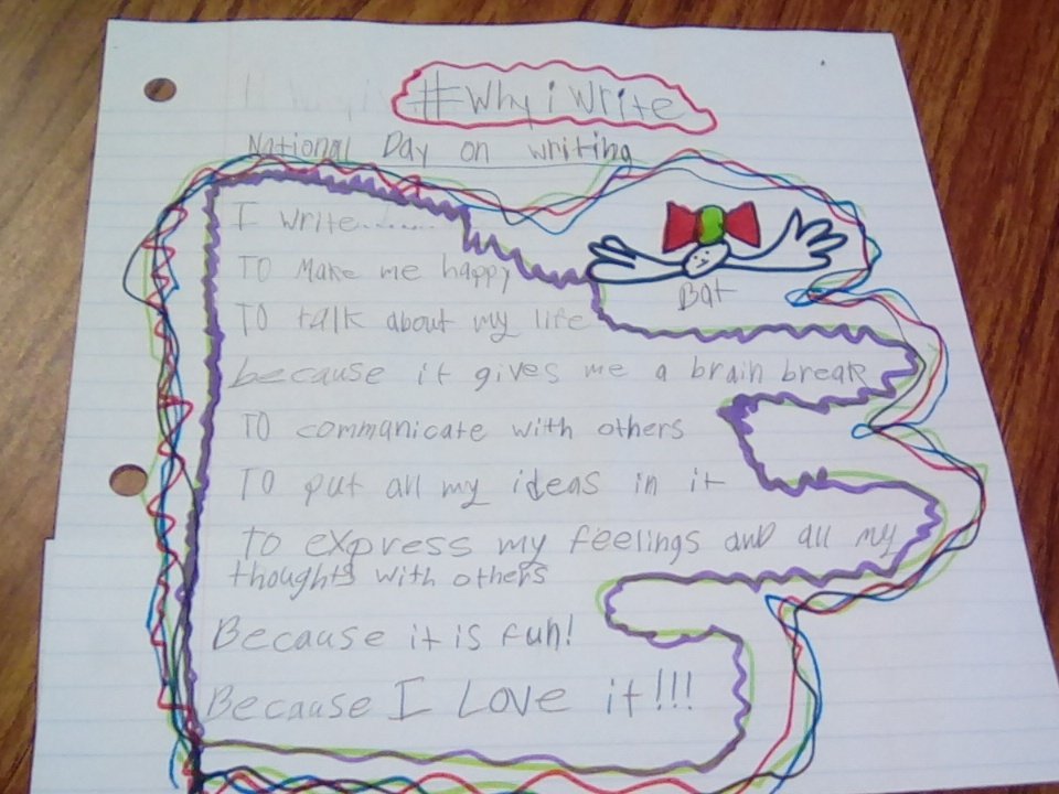 WriteOnWildcats's tweet photo. #whyIwrite#Comalwrites https://t.co/TNluzlQM8J