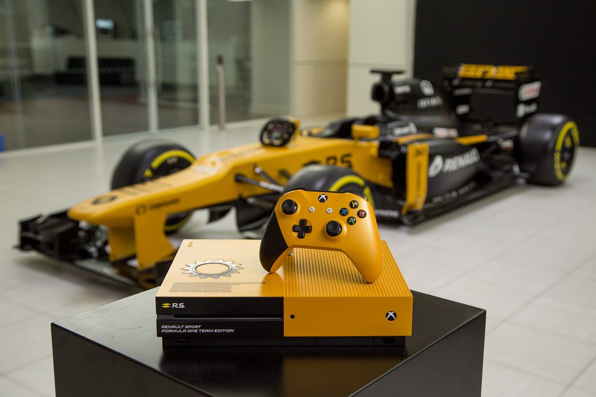 RT for a chance to win a Renault F1 Custom #XboxOneS. NoPurchNec. Ends 10/23/17. #RenaultF1Sweepstakes rules: bit.ly/2yDBtcJ