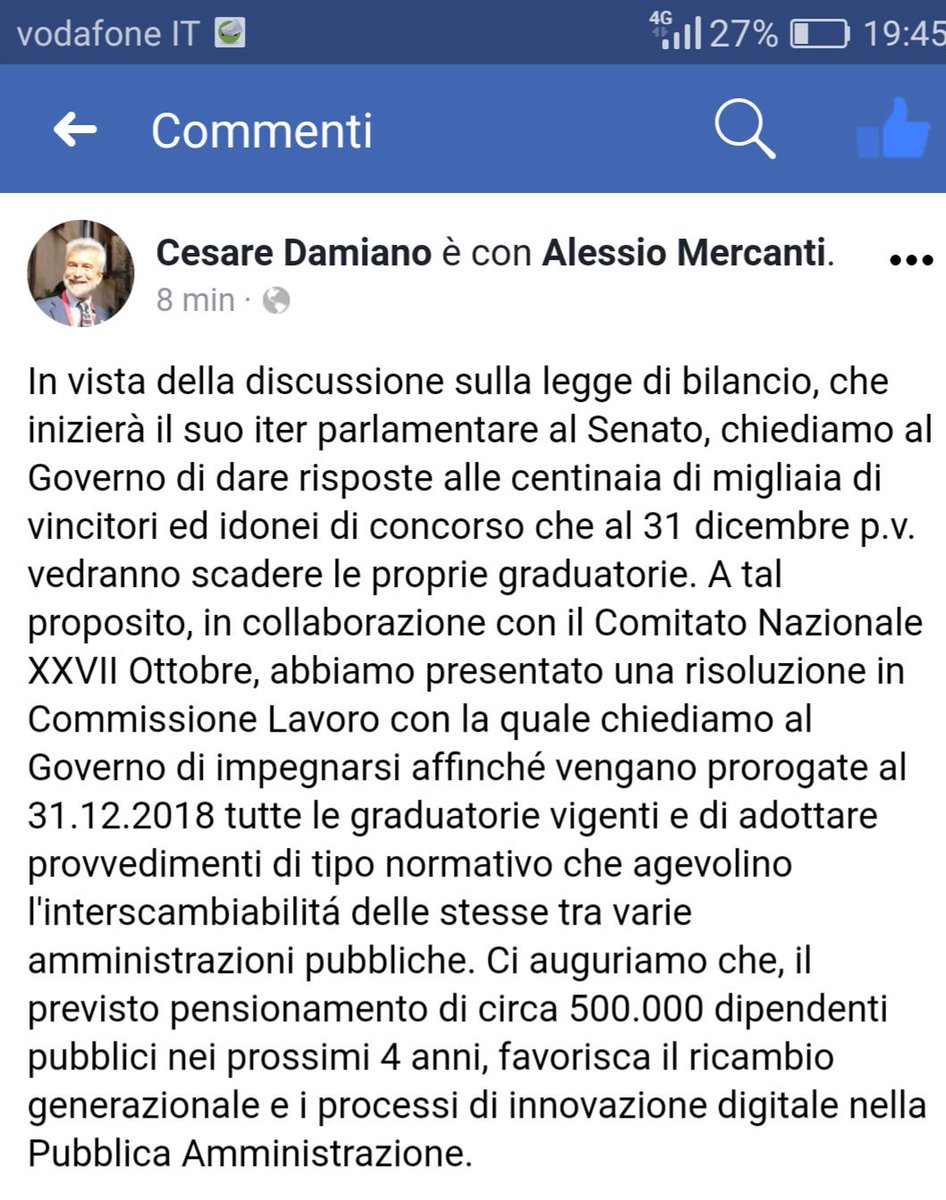 C_XXVIIOttobre's tweet photo. Grazie Presidente @Cesare_Damiano e grazie al ns Presidente @AlessioMercanti https://t.co/bvhBC0uQ8m