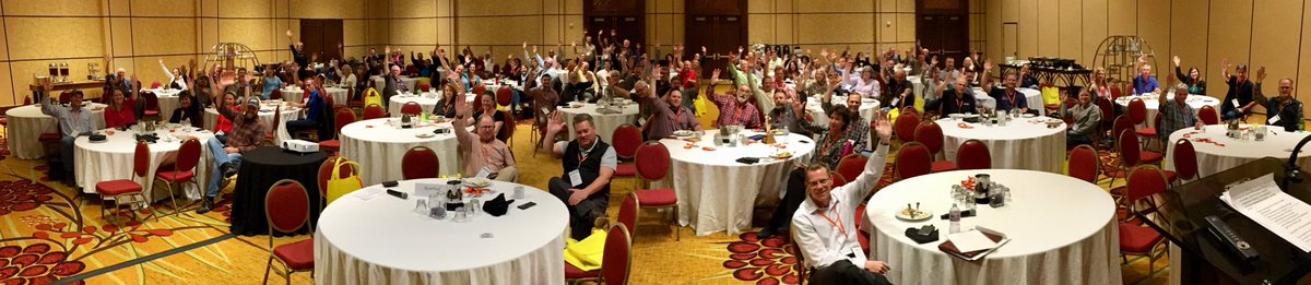 KyleClark's tweet photo. Asked for show of hands at #RMSC17 if that was the best presentation they ever heard. jk. These safety pros care about accountability. Cool. https://t.co/ZtOMkGm0Zz