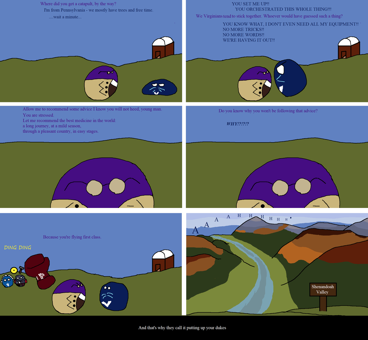 RedditCFBBall's tweet photo. In honor of JMU and Villanova's Gameday, "A Lesson in #CFBBall History" by u/HydroSword. https://t.co/AKGywHJA3q