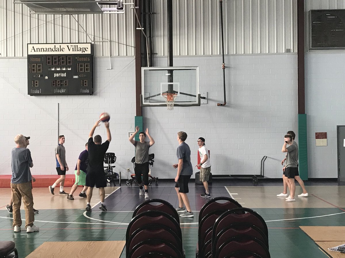CoeTph's tweet photo. Another fun aftn for the boys playing basketball and Bingo with the residents of  Annandale Village!!! @annandalevillage https://t.co/icYjDANrD2