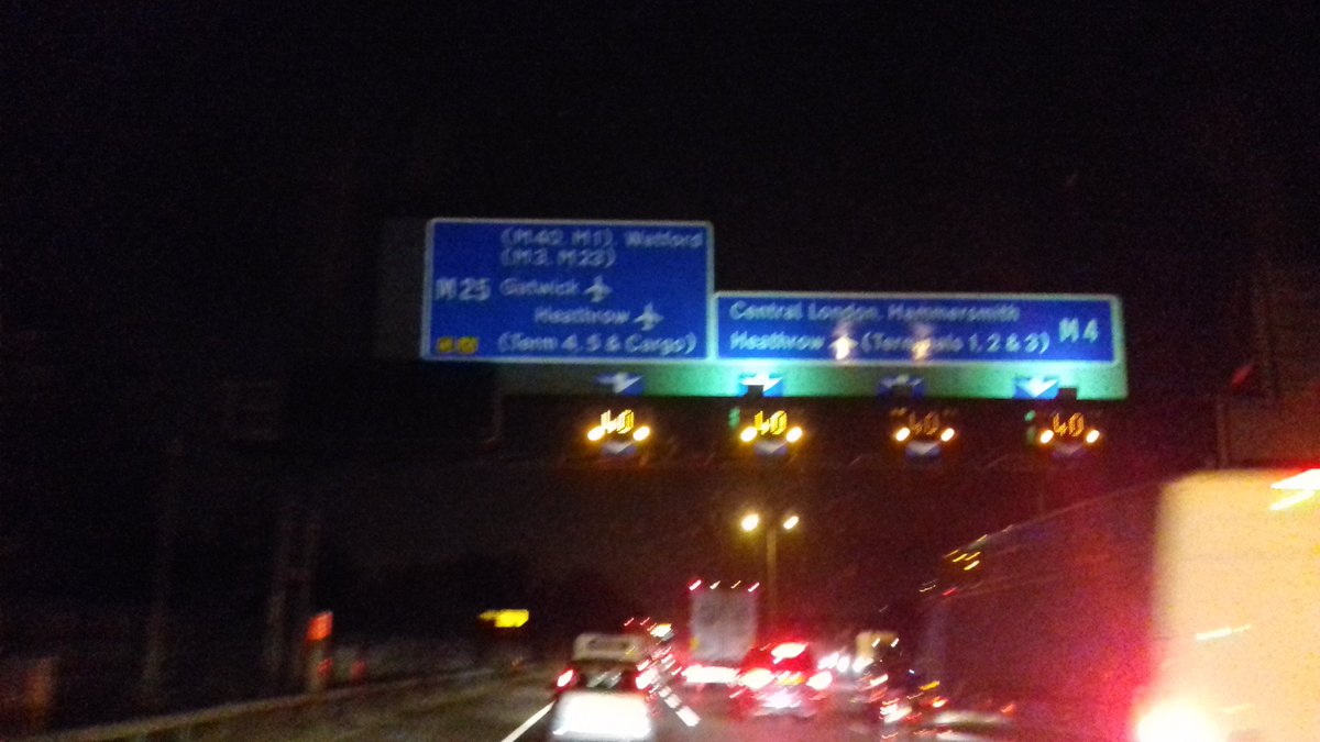 Back on our way to Gatwick