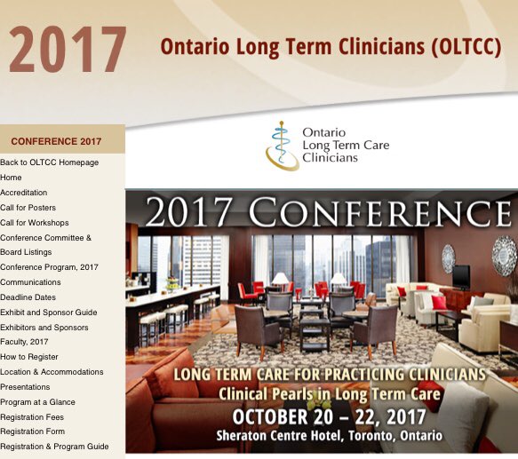 PMCEthics's tweet photo. Looking forward to OLTCC 2017 this weekend and presenting on ethics in long term care #OLTCC https://t.co/cG4IQ80FVp