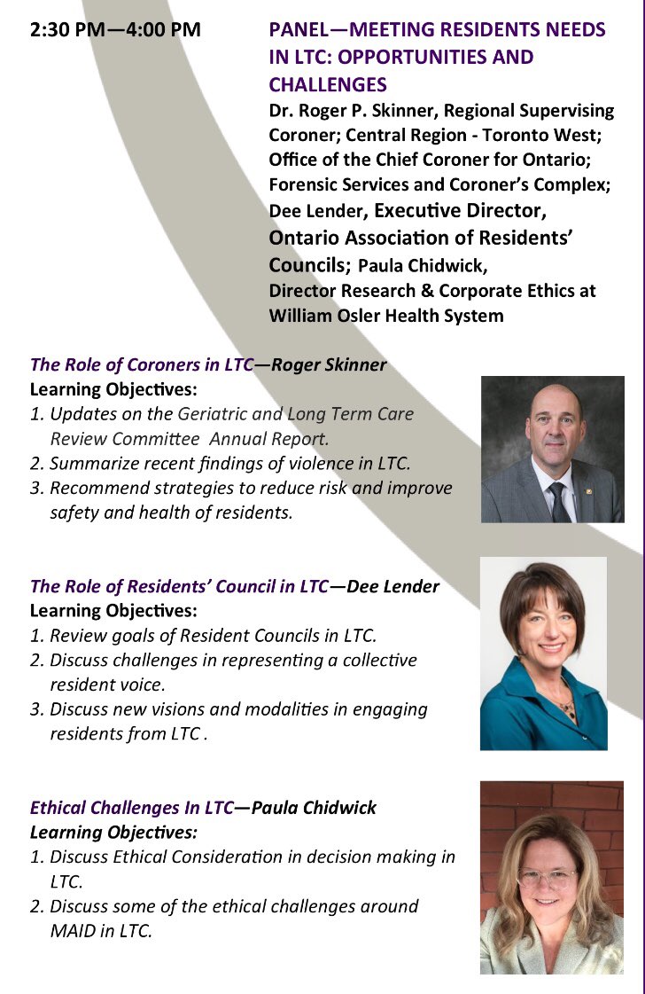 PMCEthics's tweet photo. Looking forward to OLTCC 2017 this weekend and presenting on ethics in long term care #OLTCC https://t.co/cG4IQ80FVp