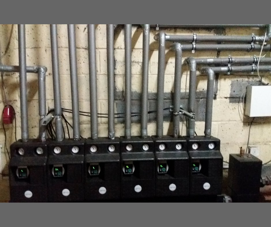 HydroComplex's tweet photo. Montaż 6 grup pompowych na rozdzielaczu i sprzęgła hydraulicznego do kotła 150 kW. https://t.co/XQoW2FCrZm https://t.co/fDWChYTpDw