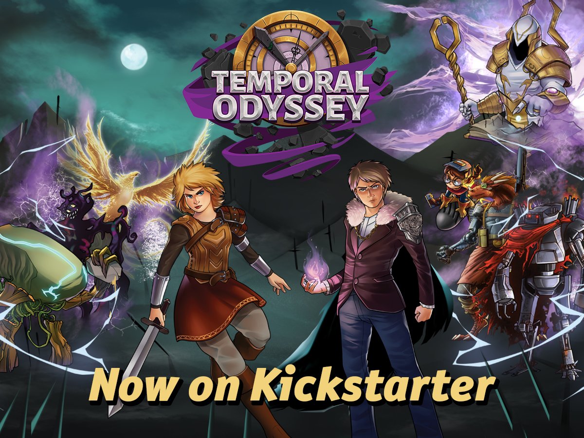 CGC_Games's tweet photo. #TemporalOdyssey is now live on #Kickstarter! #Tabletop 
LINK: https://t.co/B3TaaQIX5Y https://t.co/Py2gsamjrG