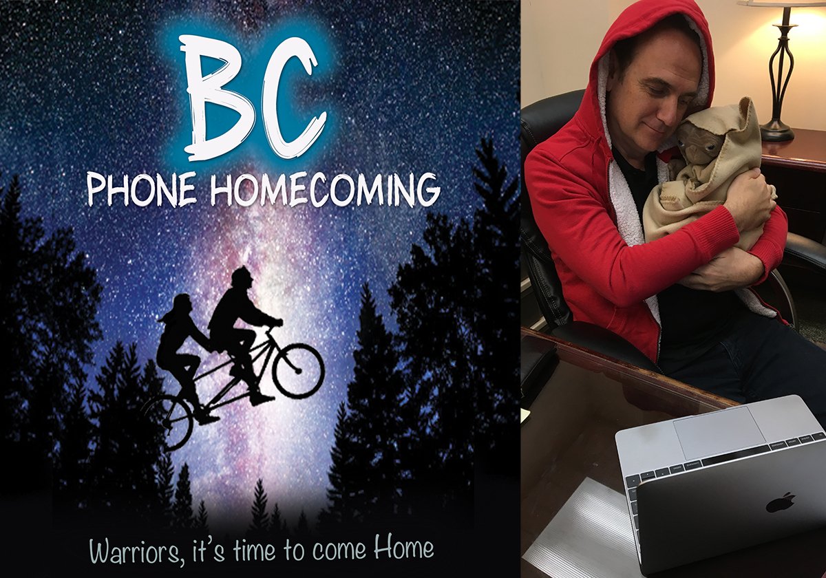 BCSPrincipal's tweet photo. #BC #Warrior Homecoming Fall Festival is tonight. I was inspired by our theme! #ET #PhoneHome https://t.co/5ODhL9hi57 https://t.co/ZpQYgfnw4M