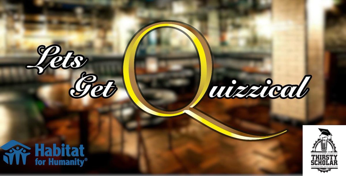 EdwardsBSS's tweet photo. Get Quizzical tonight at the Thirsty Scholar, 7:30 PM! https://t.co/BDpXIOxaqG