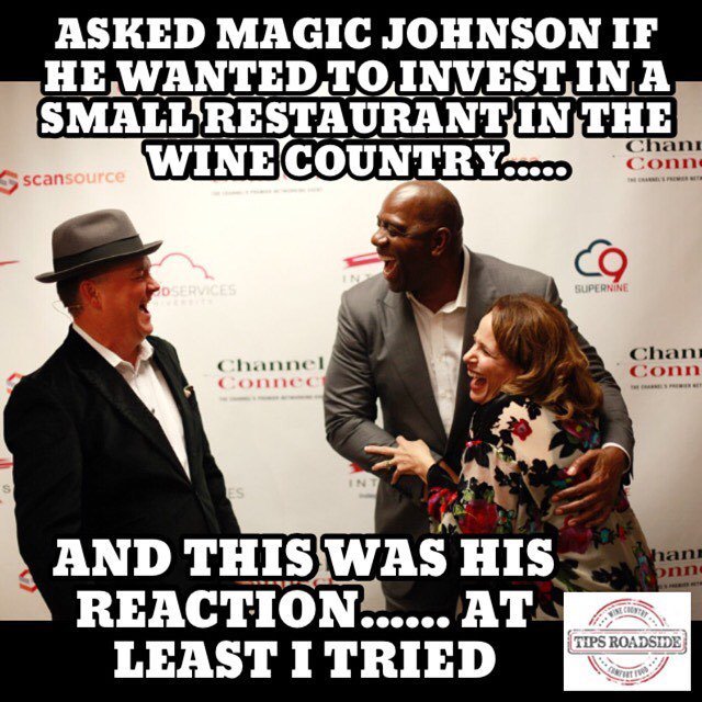TipsRoadside's tweet photo. #magicjohnson #tipsroadsidekenwood #tipsroadside #tipstritiptrolley #channelconnect2017 #restaurantinvestment #win… https://t.co/srjubSYJJg https://t.co/f8u2AdPeis