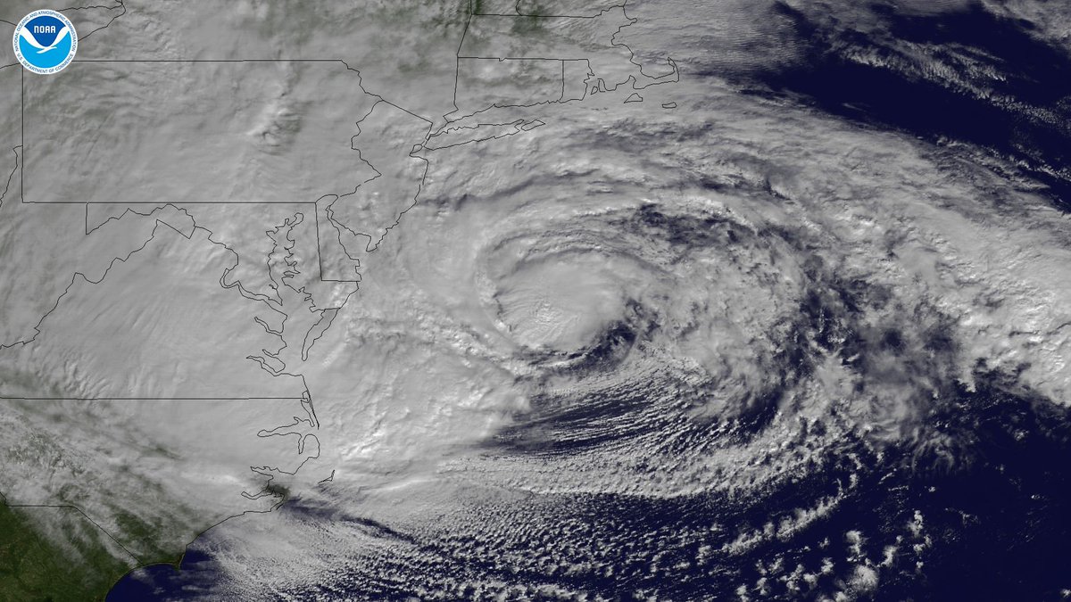 A look back at #HurricaneSandy 5 years ago today--watch this 2012 imagery captured by NOAA's GOES East 10/20-11/1 ow.ly/FRNJ30g1vLZ