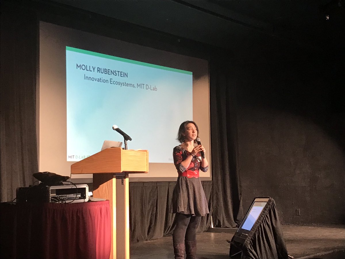 dlab_mit's tweet photo. “We’re trying a big experiment this year, how do we create ecosystems to support innovators around the globe?” -@MollyRubenstein #mitdlab15 https://t.co/mtsrqi4QRX