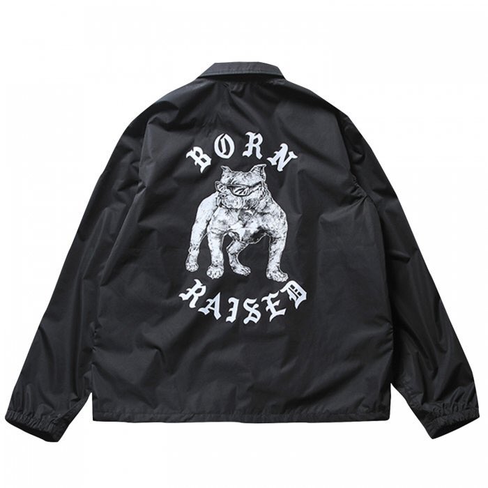 BORN X RAISED . item BOARDWALK SHARK COACH JACKET color Black size