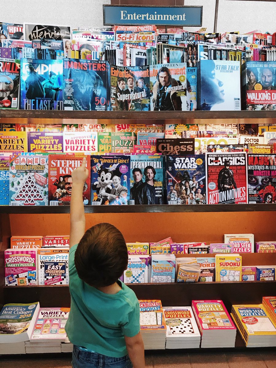 GenPadalecki's tweet photo. Hey Shep, do you see anything up there? Yes, Mama. I see the dinosaur magazine! 😂🤷🏻‍♀️ #TGIF https://t.co/GI8gHd3RTj