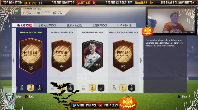 the_pieface's tweet photo. Ok here we go all the league SBC Packs being opened now you don't want to miss it! https://t.co/P62iBSn2Lw https://t.co/1Z63T9fIZH