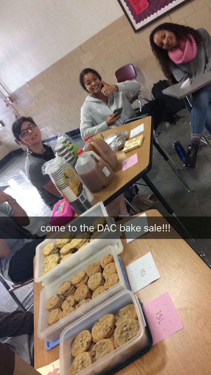 CHS_DAC's tweet photo. The bake sale was a success! Thanks to everyone who helped out! https://t.co/K4cqahfh4j