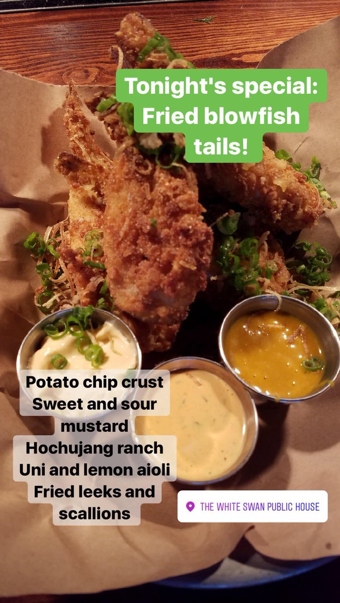 WhiteSwan206's tweet photo. #tonightsspecial #seattle #slueats #southlakeunion #tgif #seafood #blowfish #seattlegrubbin #forkyeah #nomnomnom #getinmhbelly https://t.co/id0MF5uUfi