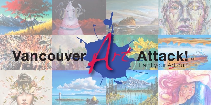 Van_ArtAttack's tweet photo. We love celebrating our cities artists | #vanartattack #livepainting #yvrarts #artshow https://t.co/wvmIb7bsIX