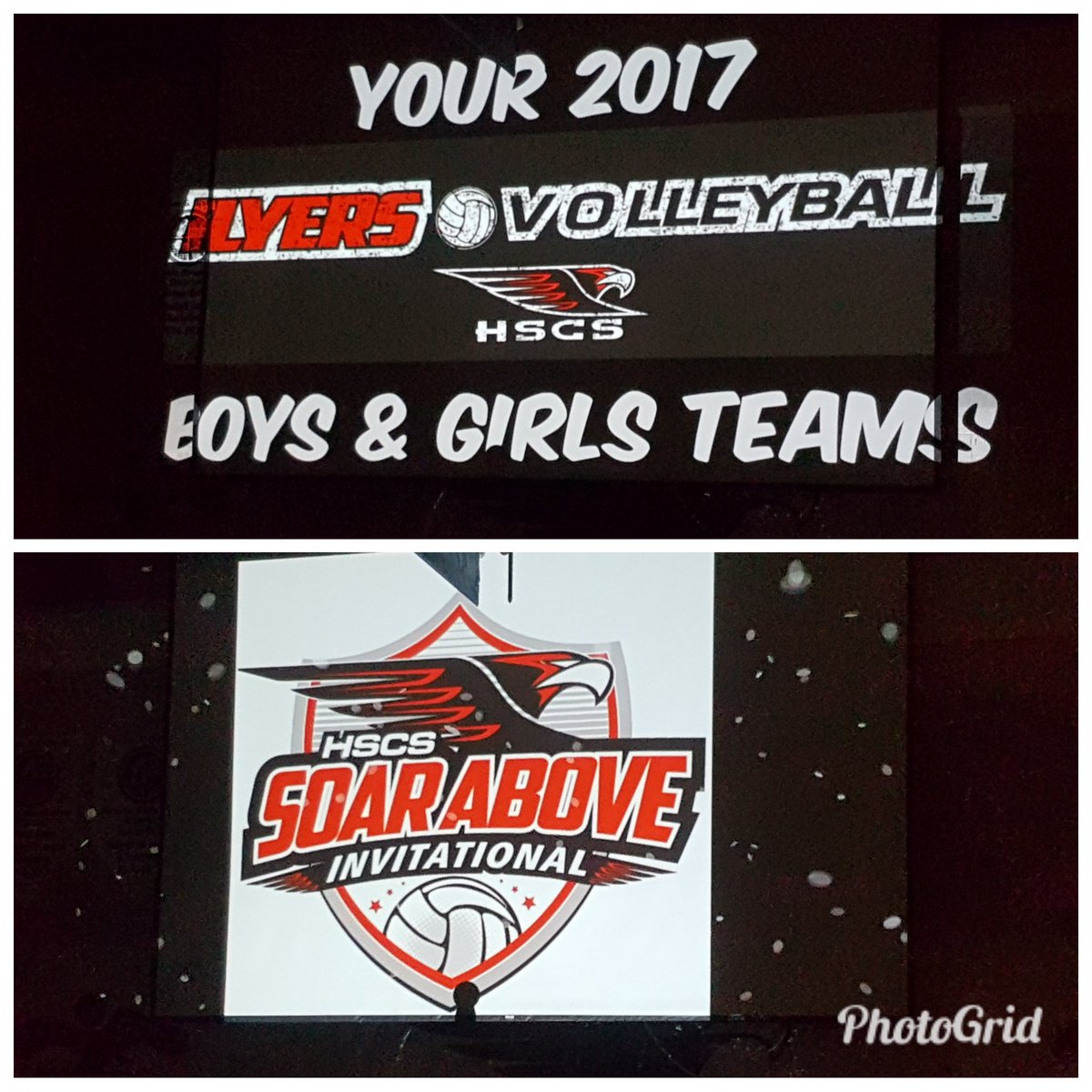 MrB61500236's tweet photo. The volleyball tourney has begun! #soarabove #repthef #goflyers #hscsproud https://t.co/q6MGivKfLT