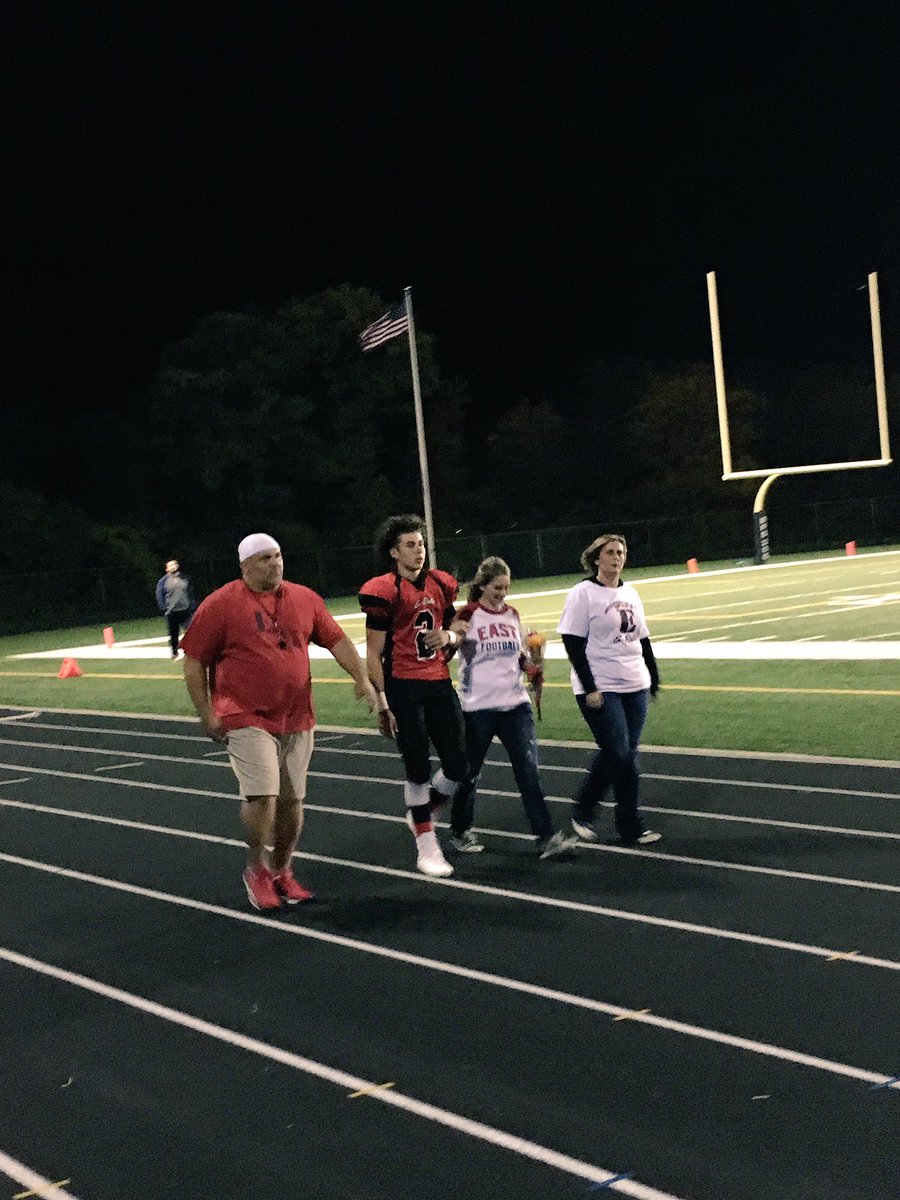 CoachParker20's tweet image. E-RAB Senior night included family &amp;amp; favorite teacher.
