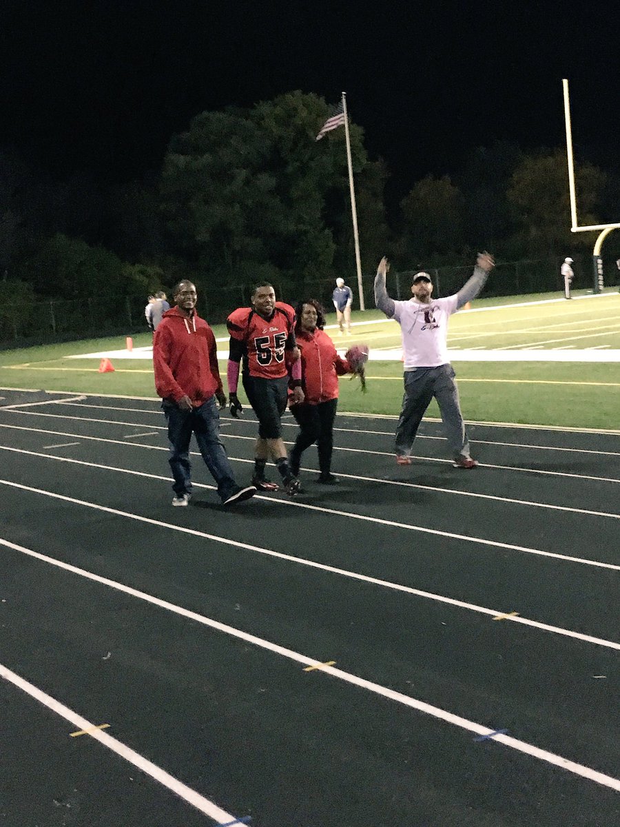 CoachParker20's tweet image. E-RAB Senior night included family &amp;amp; favorite teacher.