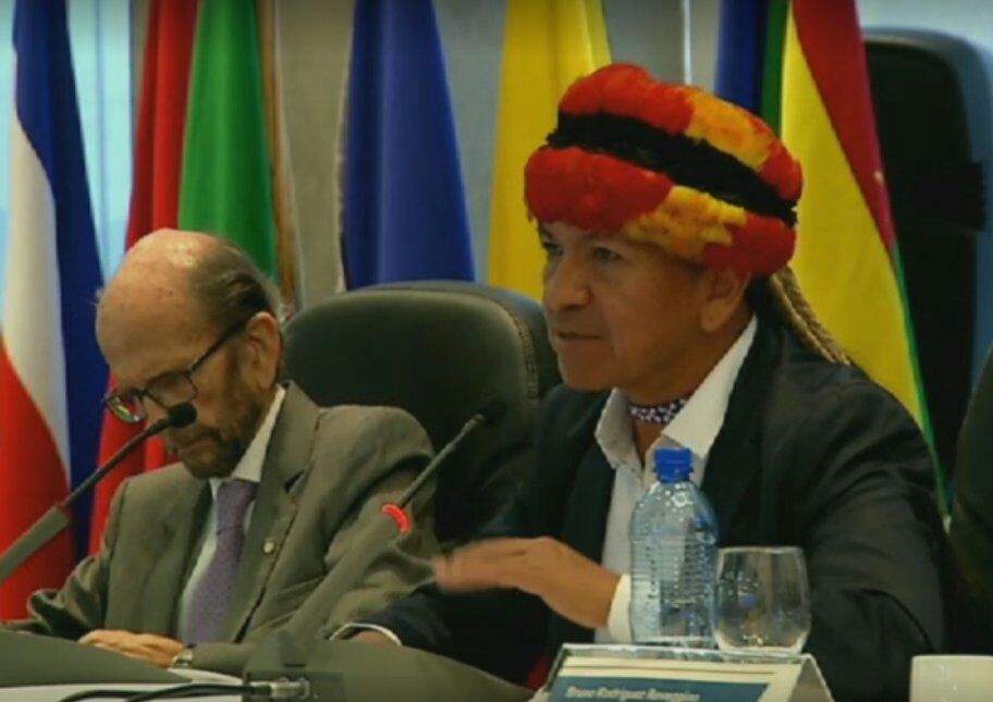 cviterigualinga's tweet photo. #58PES @CorteIDH: "En Ecuador hemos avanzado por la Constitución de 2008. El Estado Plurinacional reconoce los derechos colectivos" @35PAIS https://t.co/bP0TX4fuX3