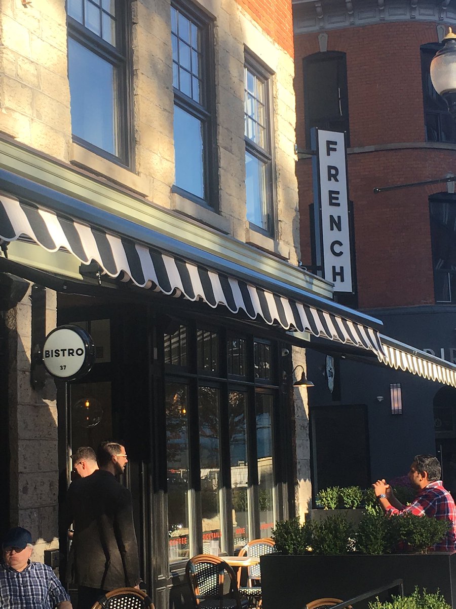 Sydney9100's tweet photo. Duck yolk, goat cheese and porchetta = amazing @TheFrenchHamOnt #HamOntFT https://t.co/sNa426YuO2