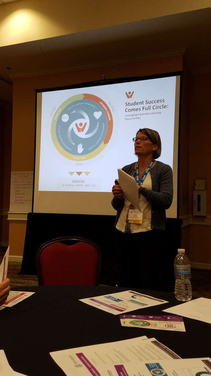 ginger_shea's tweet photo. @katiebrackenrid sharing about Socio Emotional Learning (SEL) with @MichaelRFunk and @NatlAfterSchool Gina Warner #Californiadreamn https://t.co/HkHfpH95C9