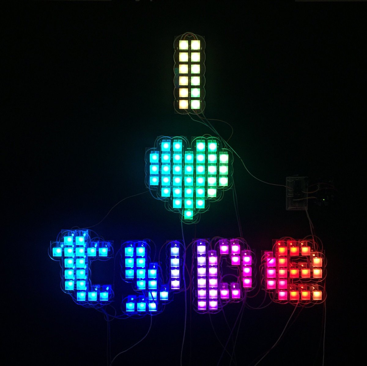 TypeNetwork's tweet photo. Doing our part to light up #VivaLasVegas: @lfabnyc brought @petrvanblokland’s #Bitcount to magical life. See it @ #TypekitCity #AdobeMAX https://t.co/T1O5MNHHAW