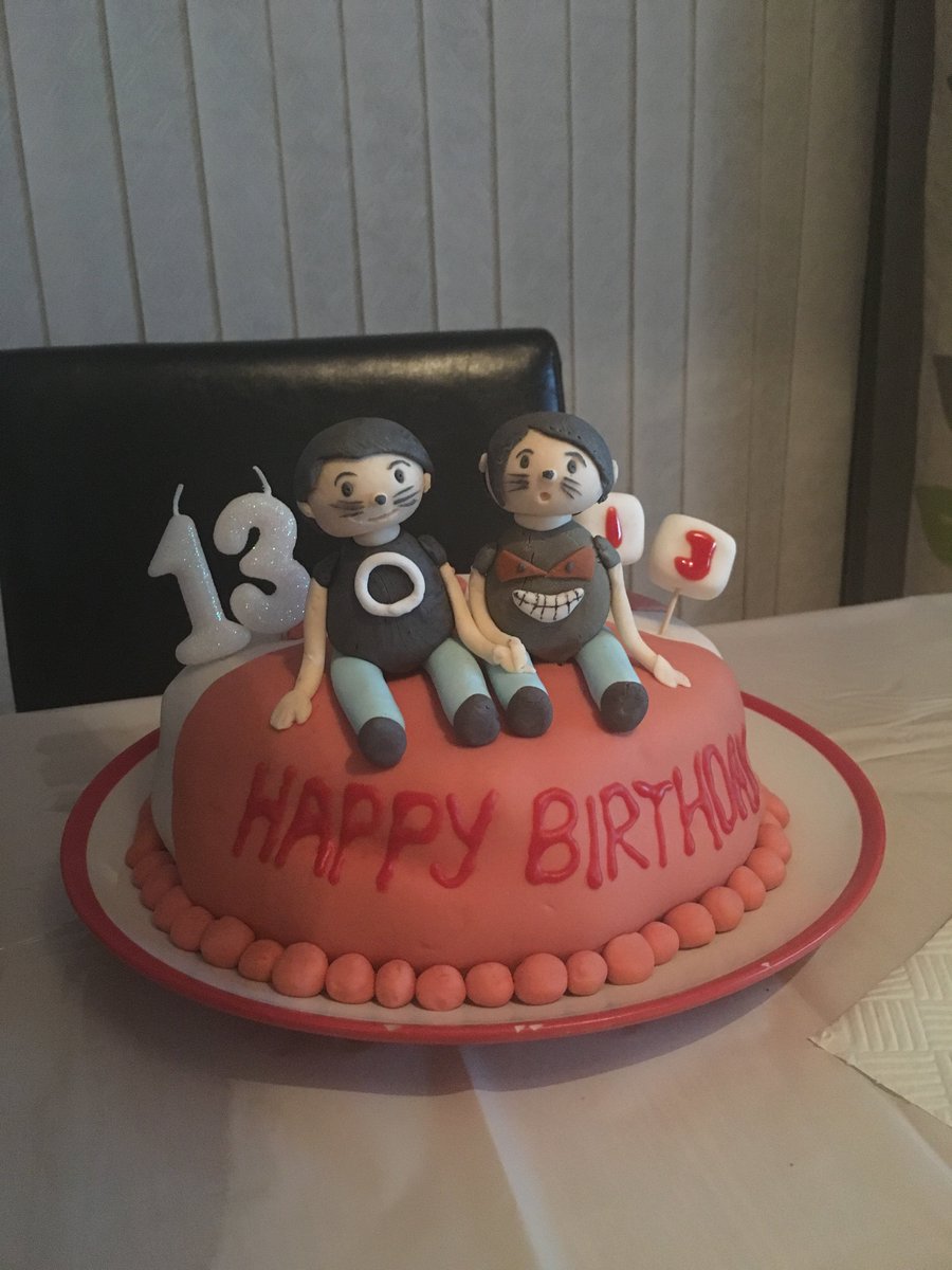 xLauJay's tweet photo. @bakerdays #NationalBakingWeek A cake i made for my little sister of 2 youtubers she loves! My first time giving it a go! #bdbake #PrettyProudOfIt https://t.co/rdw05eKXjA
