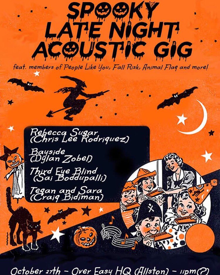 Get to the after show late night SPOOKY gig!!!👻💀🎃