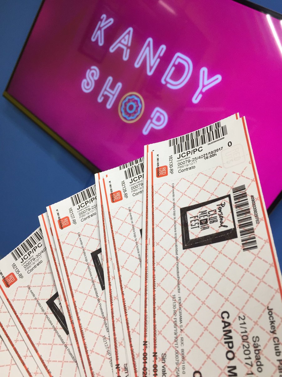 Voy a regalar 5 pares de entradas para el #CMFParaguay entre los que Respondan este tuit con sus últimos 3 números de CI #KandyShop 🎉💥