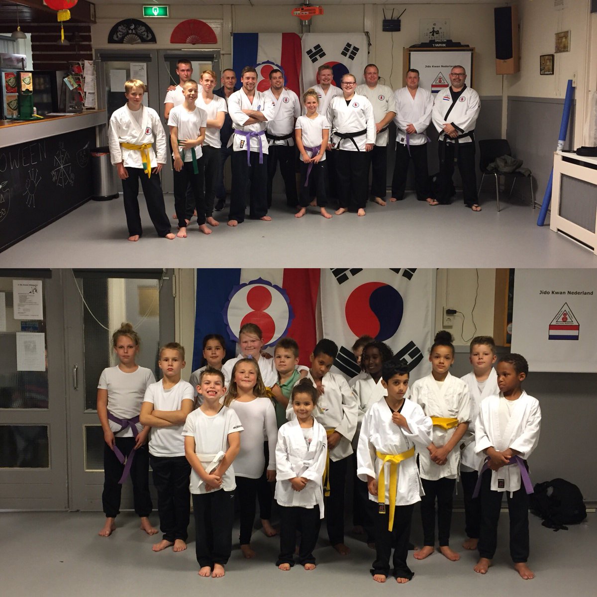 tuan053's tweet photo. Lekker getraind, tevens heeft Merle het super gedaan voor het eerst vanuit de kindergroep #Jidokwan #KongSooDo #KwonBup https://t.co/Ern1DzuJ0J