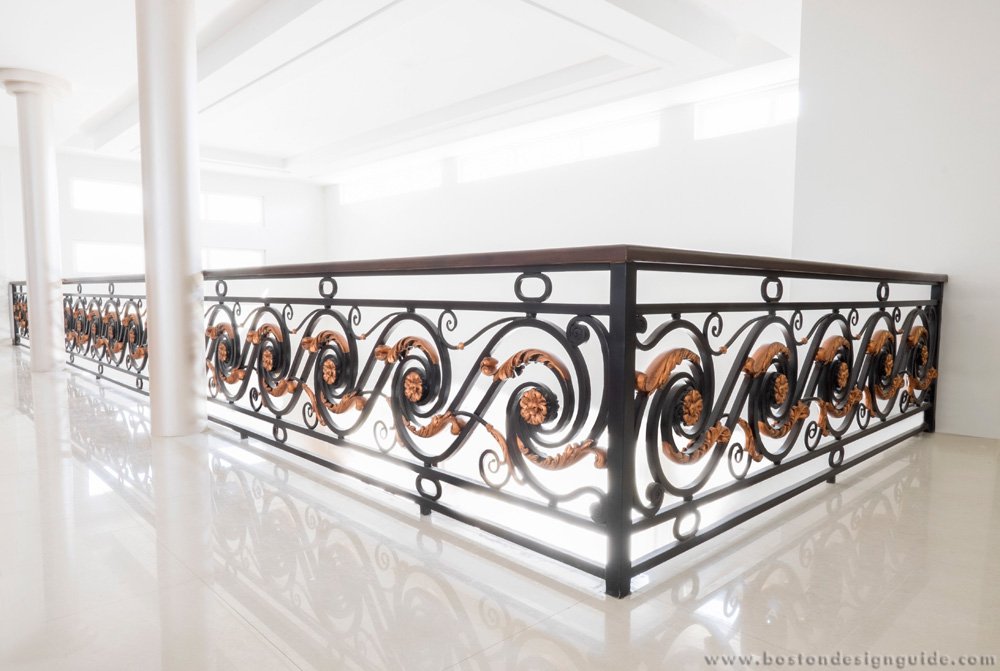 BostonDesignMag's tweet photo. You might find these #ironrailings in heaven... but on earth they're made by Nezam #CustomIron: https://t.co/anEfXiUkGy https://t.co/A0QkQ83J9T