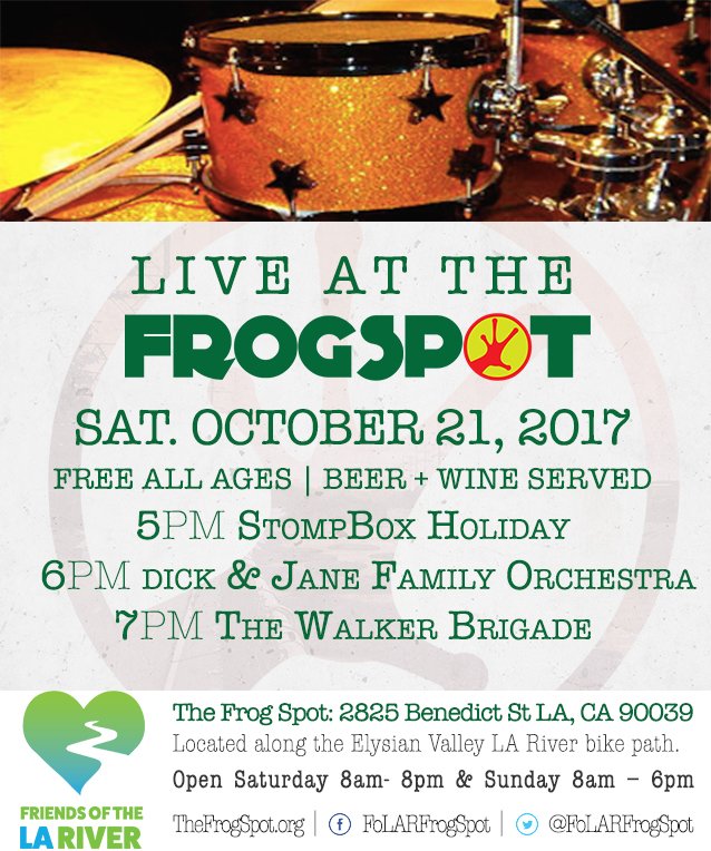 FoLARfrogspot's tweet photo. Last 2 weekends of our season! We have a few more tricks &amp; treats for you. Come out and enjoy Live Music 10/21 Pizza by @365byWholeFoods https://t.co/CefzvEdgGq