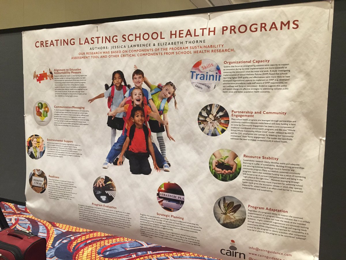 Cairnguidance's tweet photo. Our poster session on creating lasting #schoolhealth initiatives at #csmh2017 #WSCC #WholeChild #schoolreadiness #ESSA #SchoolCapacity https://t.co/MKB2cEwT6i