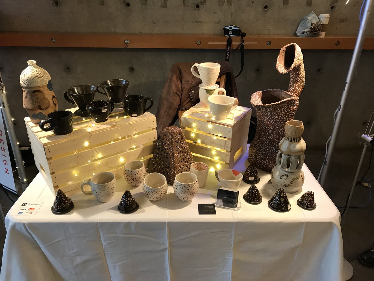AlbertaUArts's tweet photo. The @NewCraftYYC goes from 4 p.m. - 9 p.m. tonight + 10 - 6 p.m. tomorrow. Check out our emerging artist Alexa Bunnell! #yyc #yycarts https://t.co/LausC3x5Jb